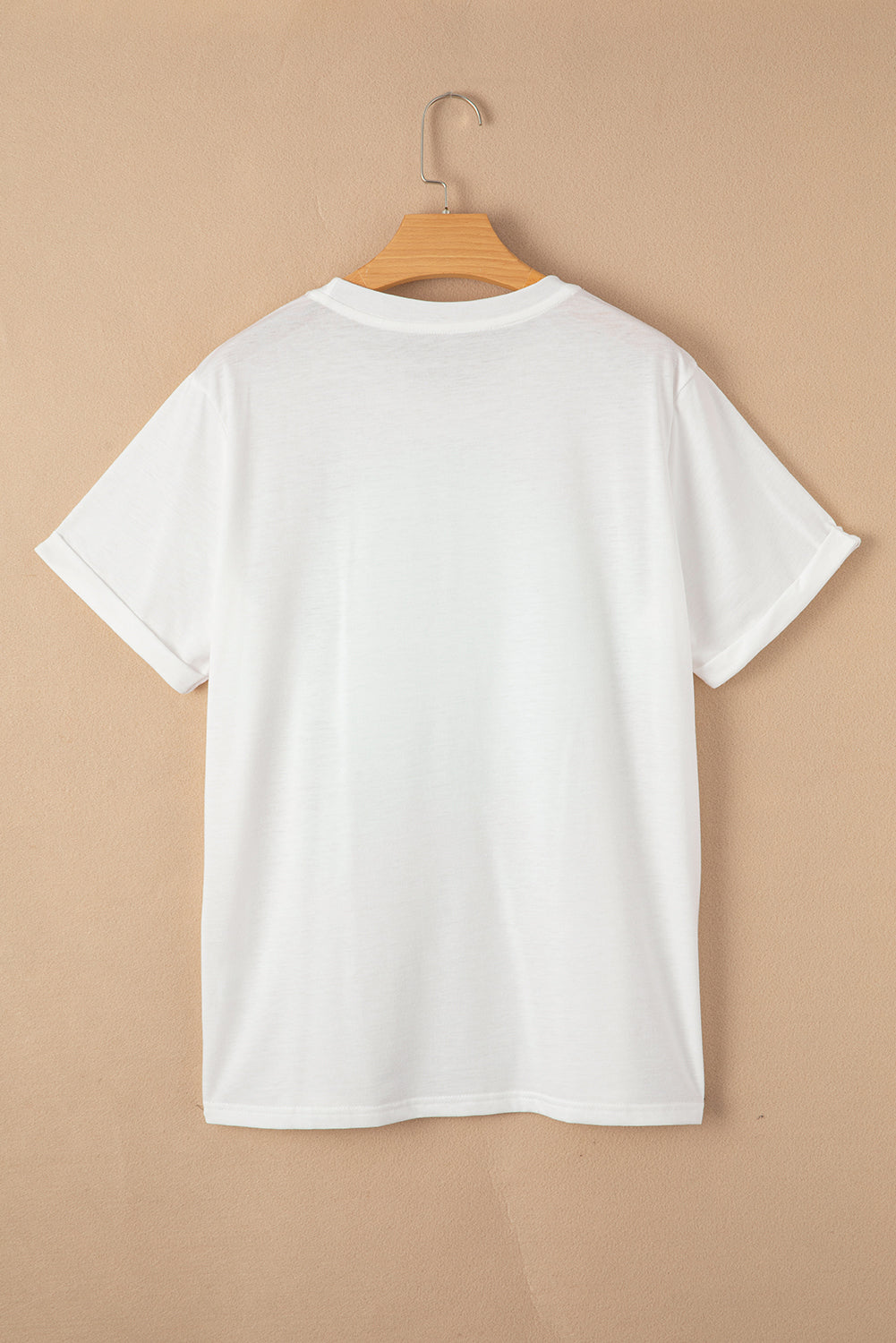 White Leopard Bow Graphic Mothers Day Fashion T-Shirt