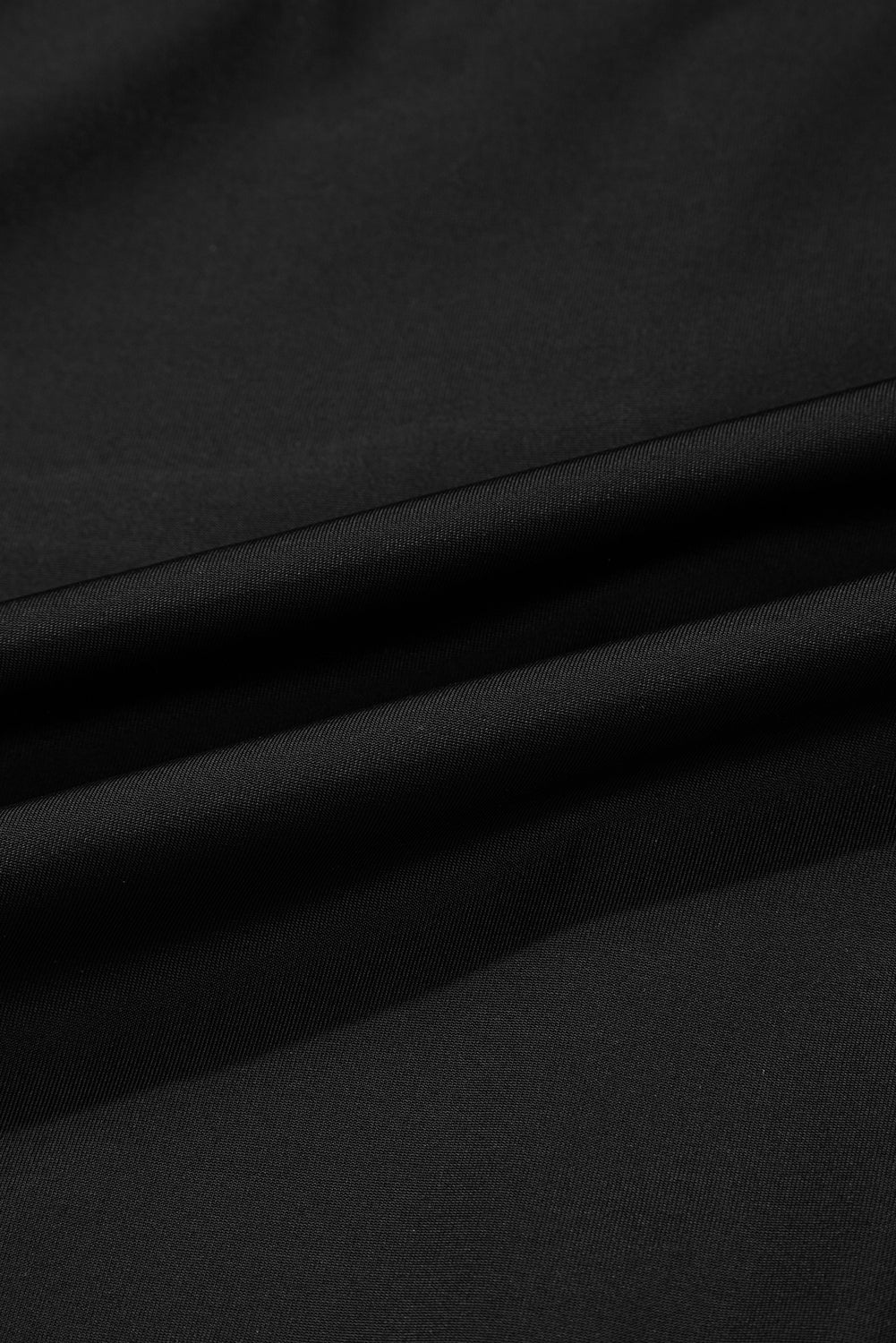 Black Twist Ruched Backless One-Piece