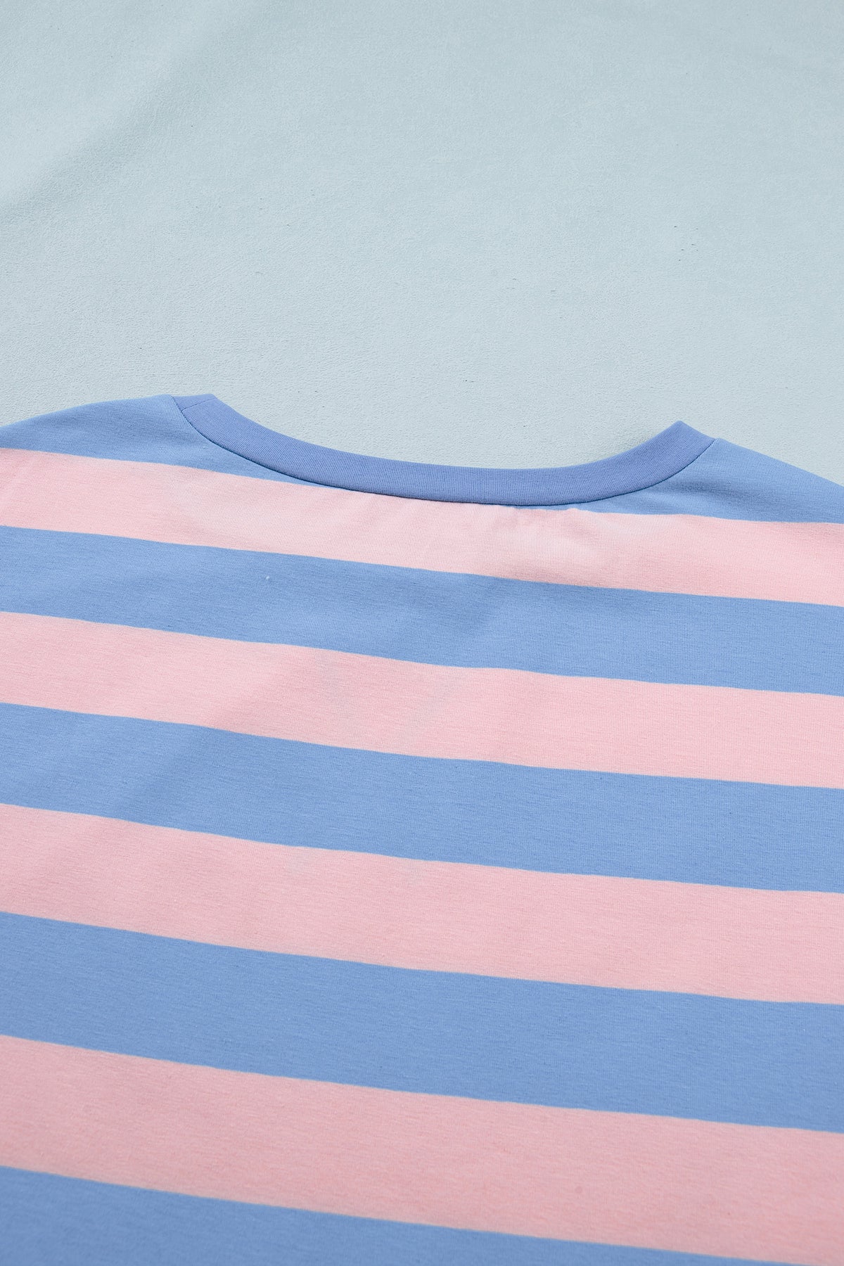 Women's Pink Stripe Dolman Tee Skort Athletic Two-Piece Set