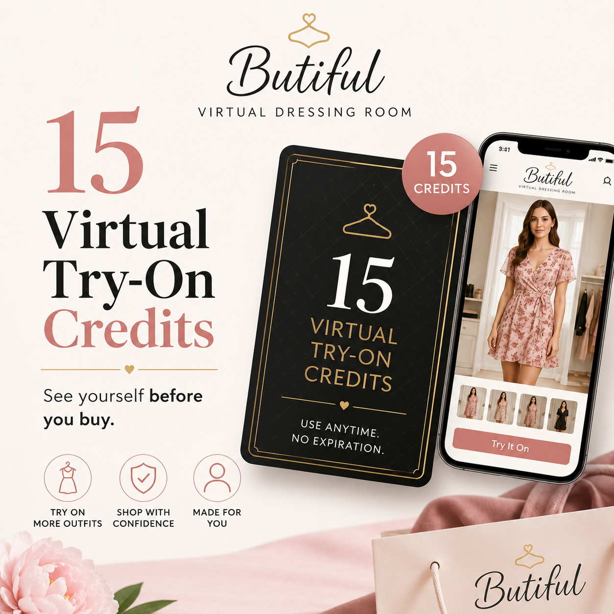 Virtual Try-On Credits (15 Pack)