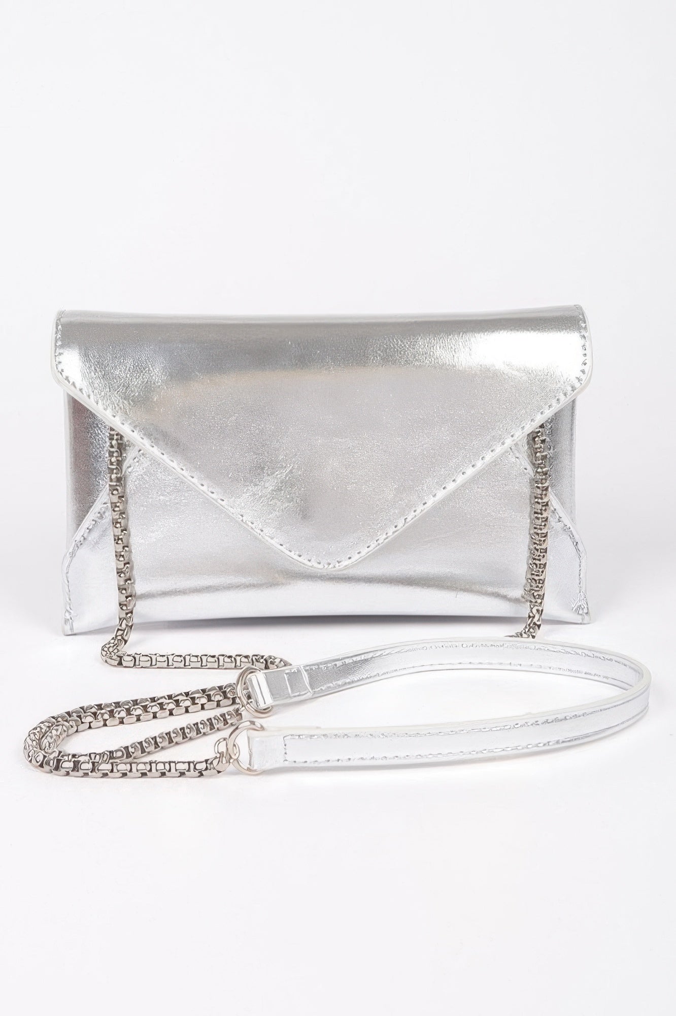 Metallic Small Envelope Clutch
