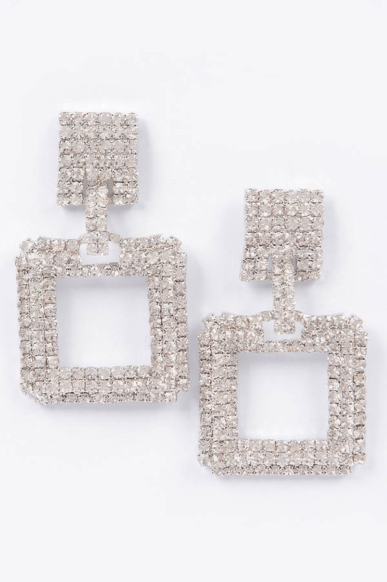 Rhinestone Square Earring