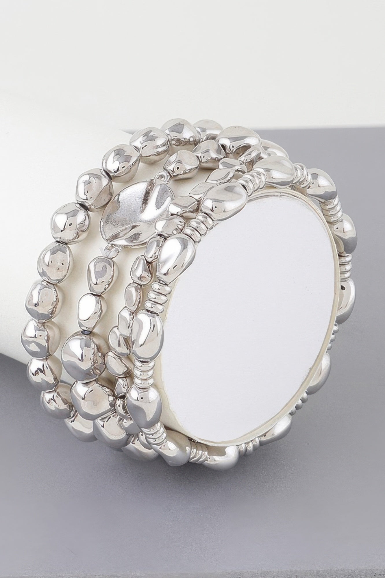 Multi Stone Beaded Bracelet