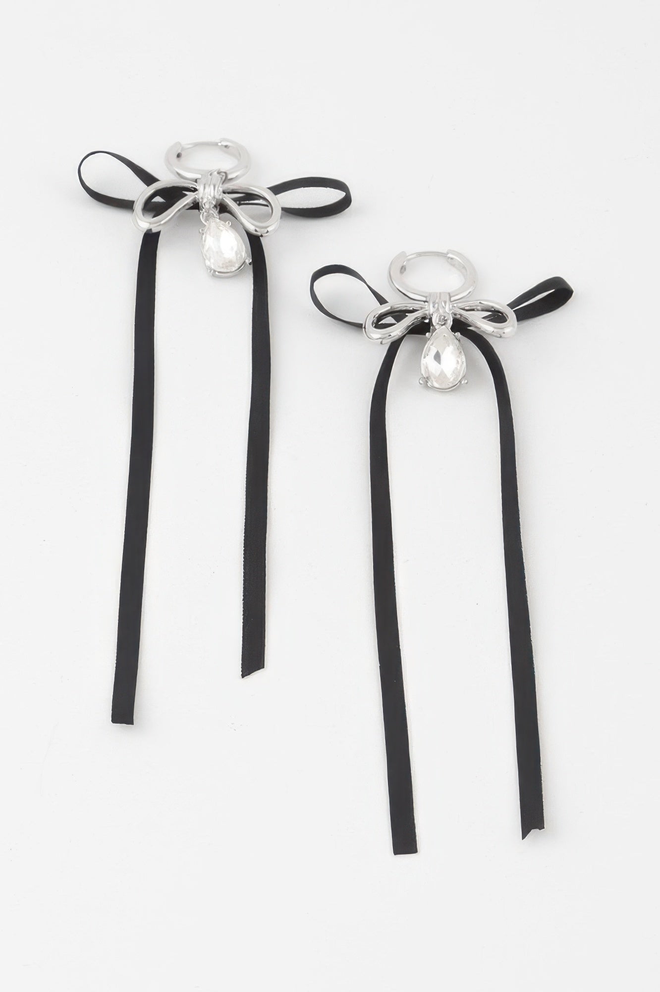 Ribbon Wrap Teardrop Earrings