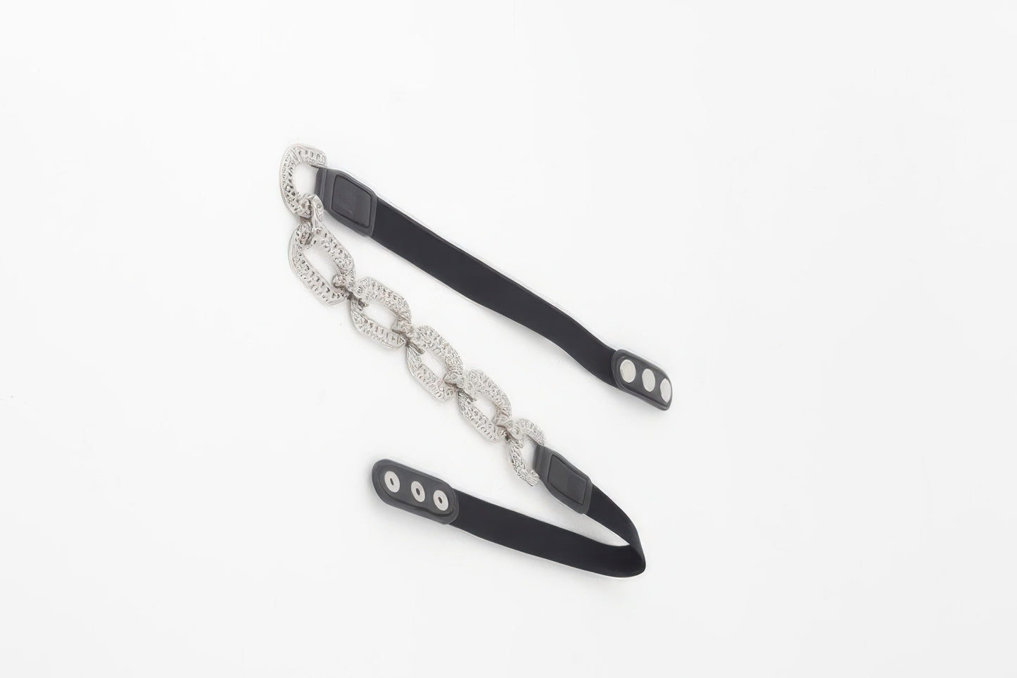 Metal Linked Buckle Elastic Belt
