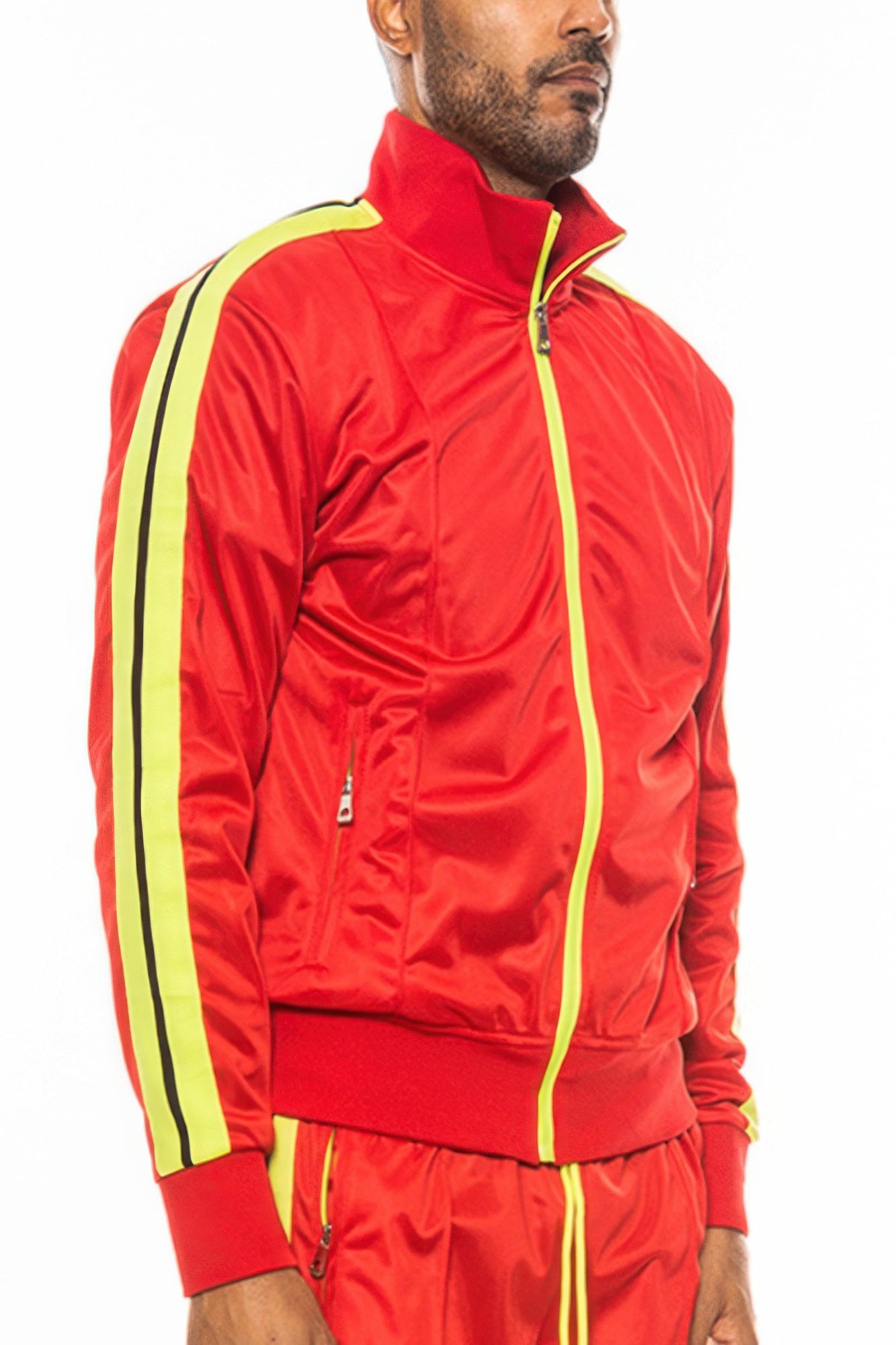 Single Stripe Tape Track Jacket - MENS BASIC & ACTIVEWEAR