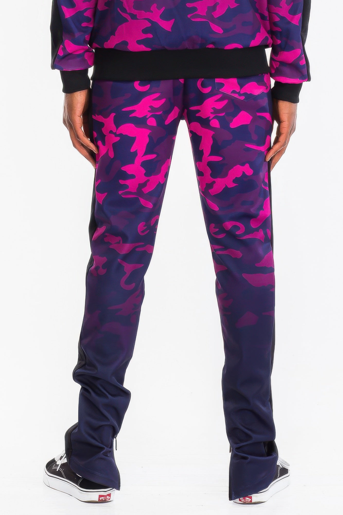 Mens Camo Ombre Print Track Pants - MENS BASIC & ACTIVEWEAR