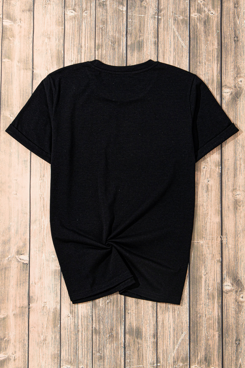 Black Rugby Football Bowknot Pattern Game Day T-Shirt