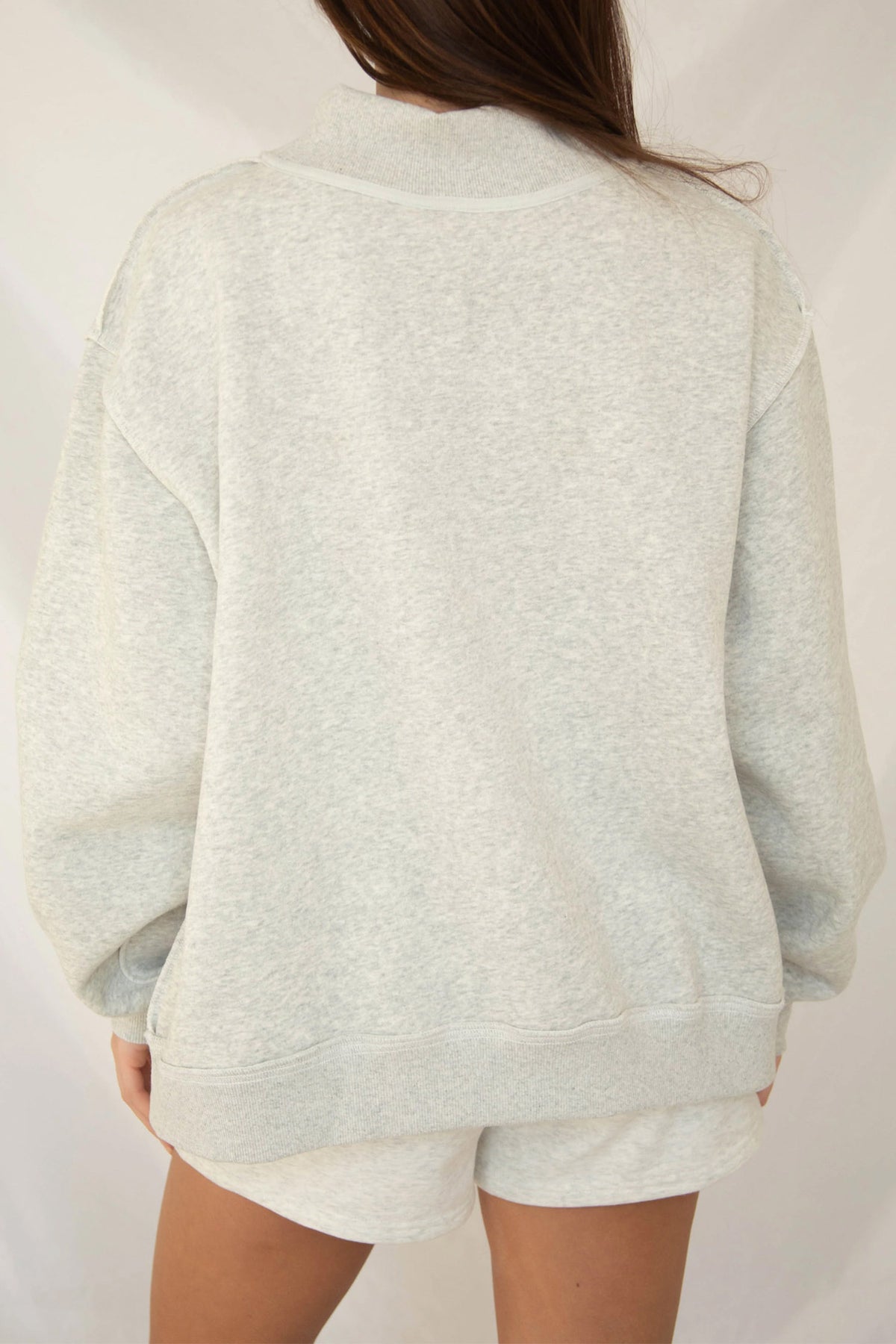 Gray Polka Dot FAITH Applique Plus Size Sweatshirt