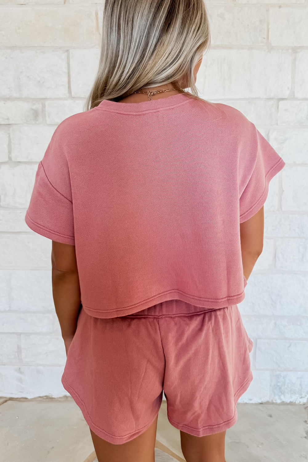Women's Blossom Two-Piece Cropped Tee and Ruffle High-Waist Skort Set