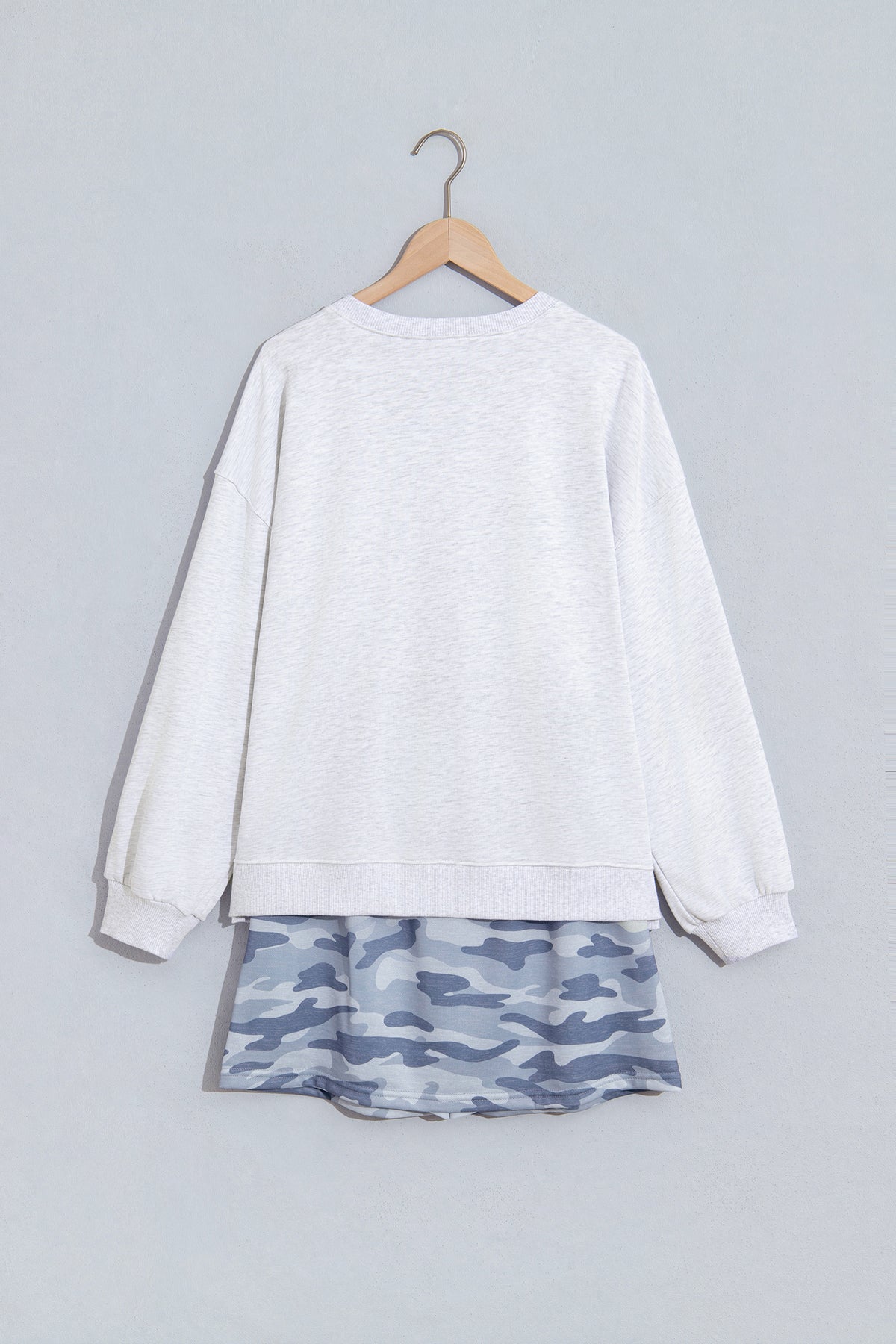 Gray Camo WWJD Top and Skort Set