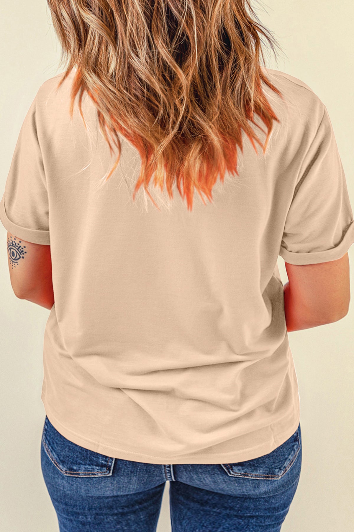 Khaki Retro Baseball Game Day T-Shirt