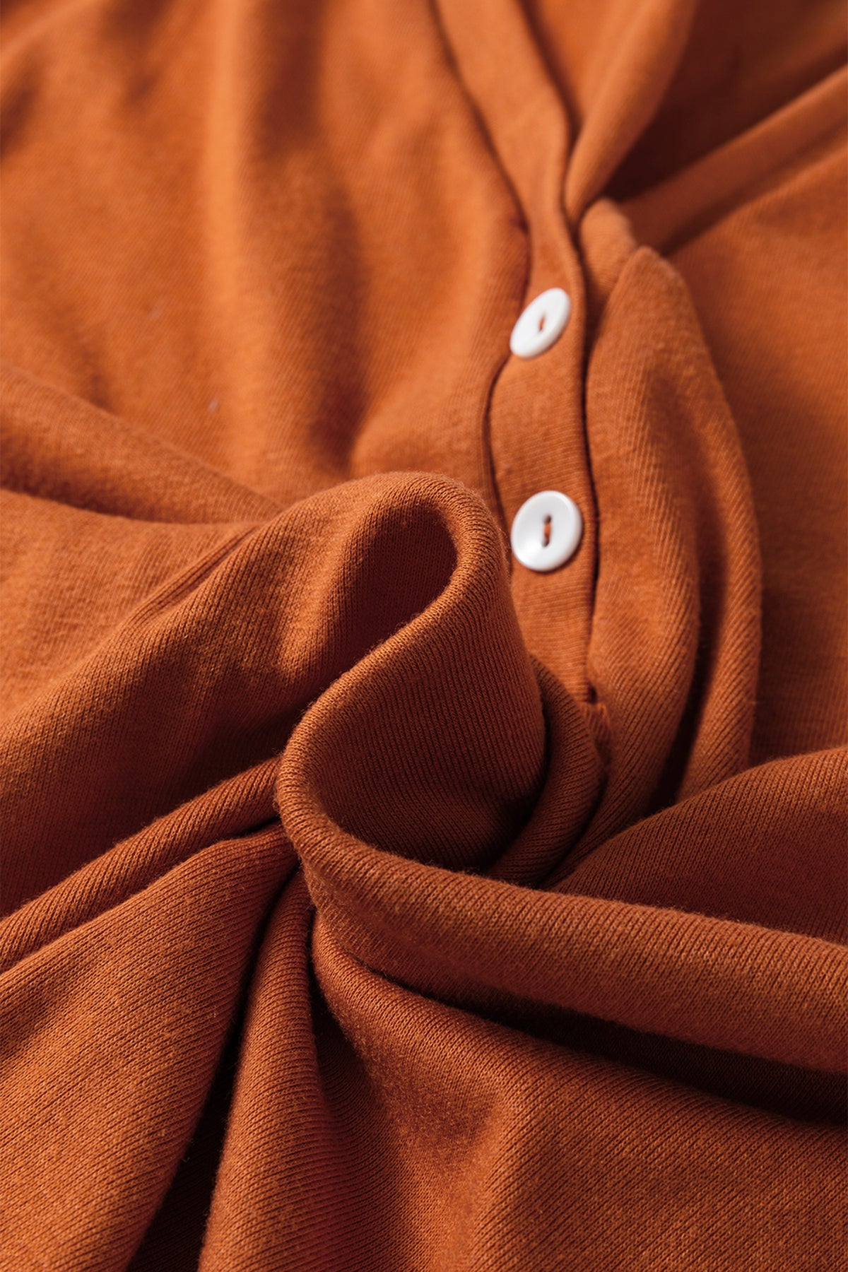 Women's Grapefruit Orange Contrast Stitching Buttoned V-Neck Half Sleeve Top & Flare Pants Set