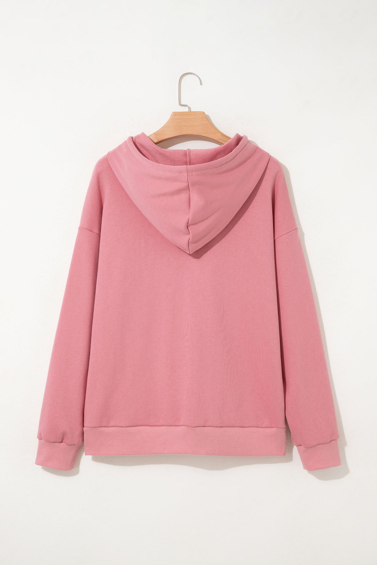 Gossamer Pink GOOD VIBES Chenille Graphic Hoodie