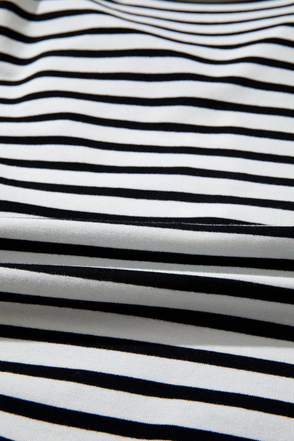 White Stripe Striped Color-Block V-Neck Long-Sleeve Shift Plus Size Blouse