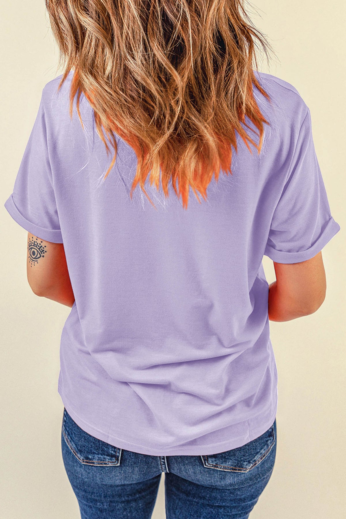 Orchid Petal Catch me by the water Fishes Printed T-Shirt