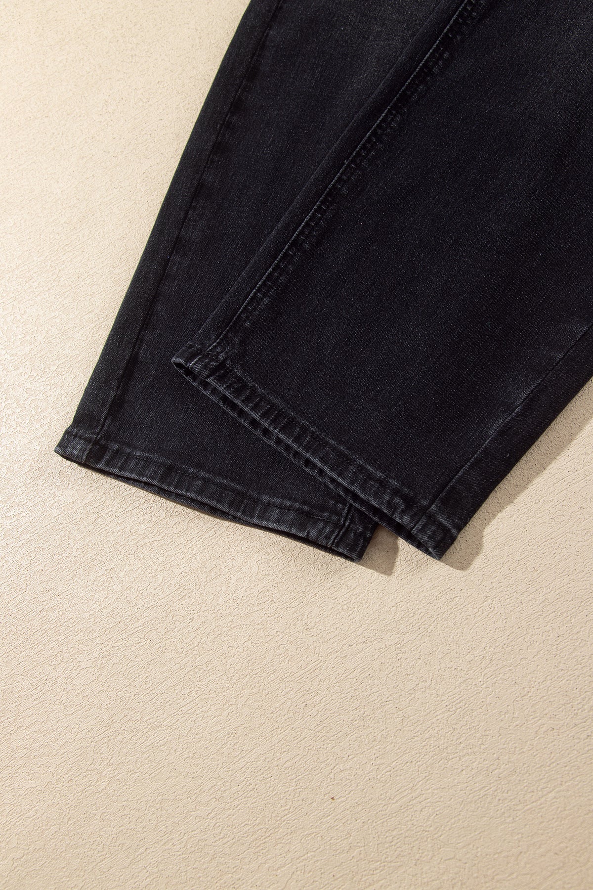 Ashleigh Blue Drawstring Waist Ankle Length Jeans Pocket Denim Pants