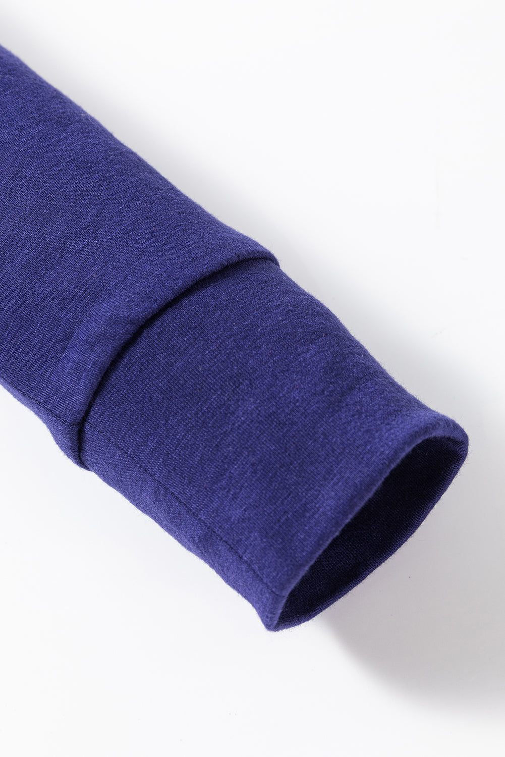 Blue Solid Top and Christmas Pants Lounge Set