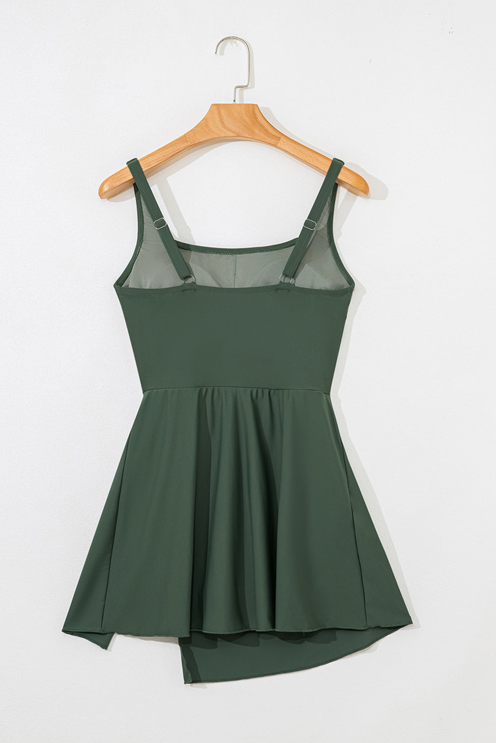 Mist Green Tie-Waist Swim Dress
