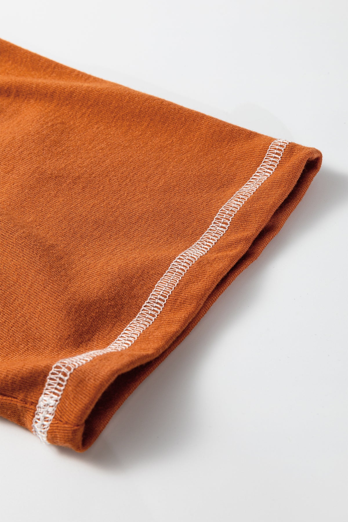 Women's Grapefruit Orange Contrast Stitching Buttoned V-Neck Half Sleeve Top & Flare Pants Set