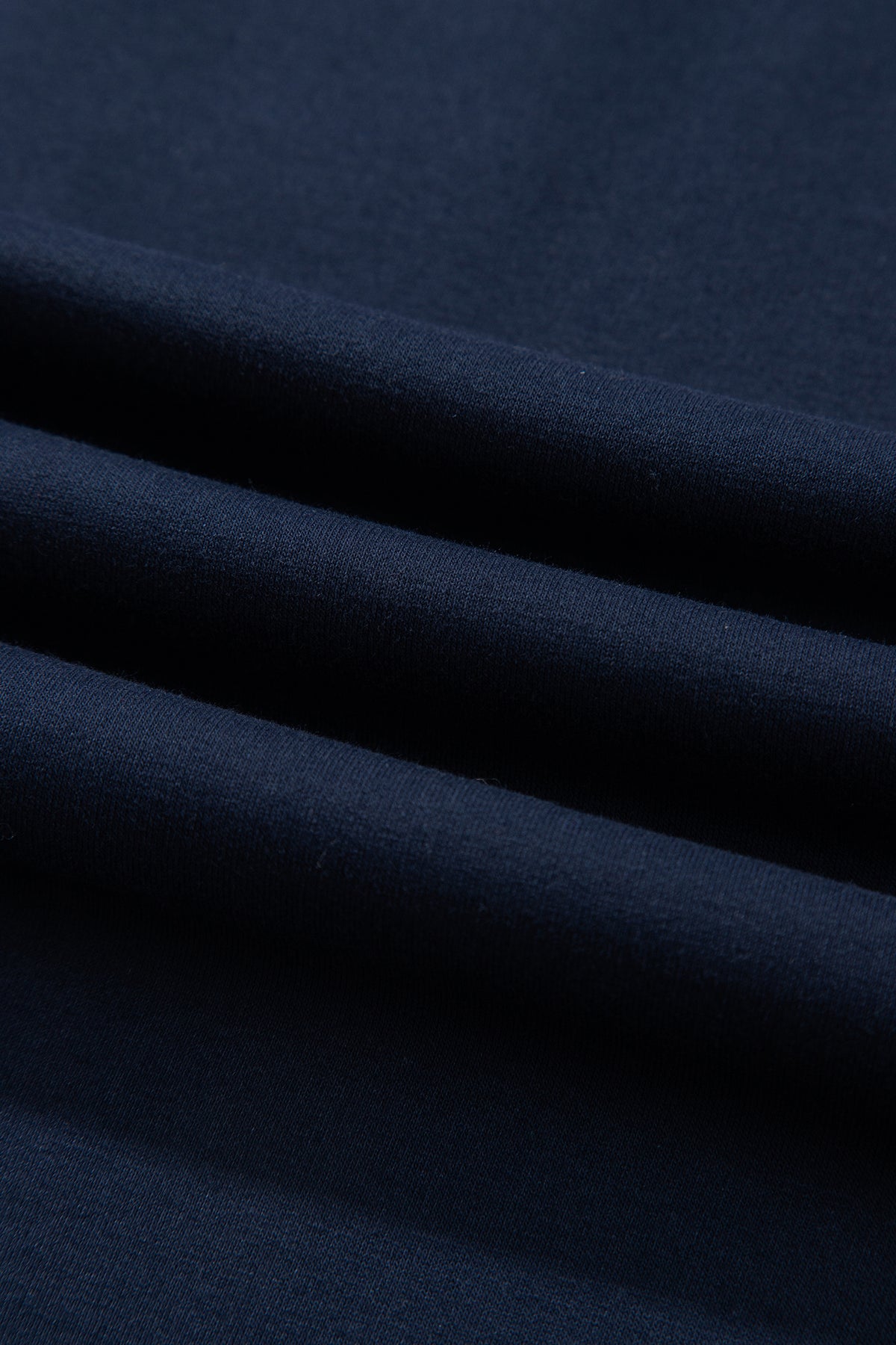 Dirty blue Elastic Waist Drawstring Wide Leg Full-Length Pants