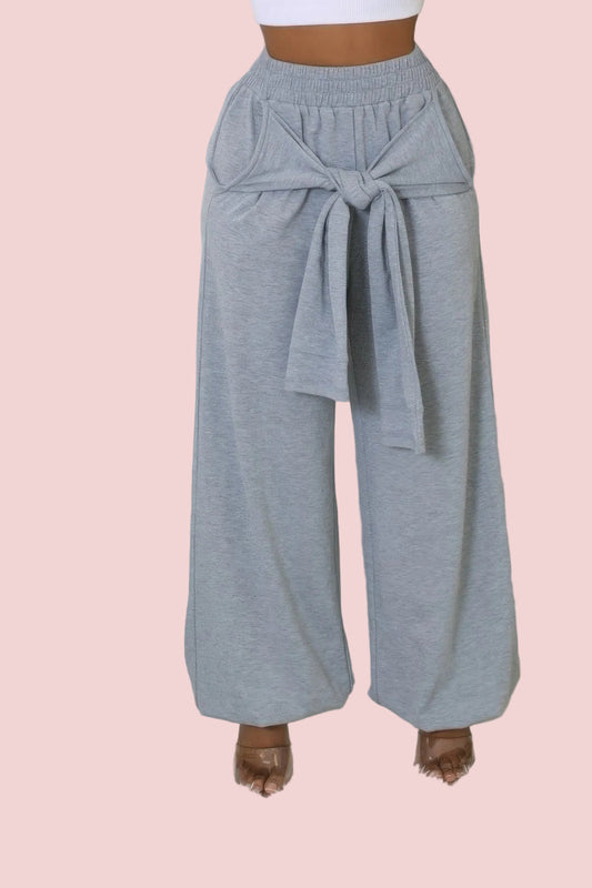 High-Waisted Stretch Pants – Heather Gray Boutique Pants for Women - BOTTOMS
