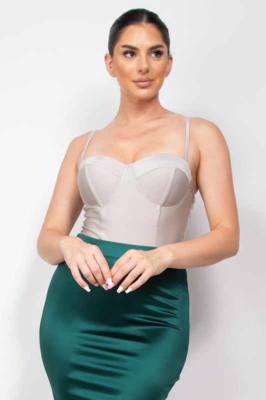 Solid Sweetheart Cami Bodysuit
