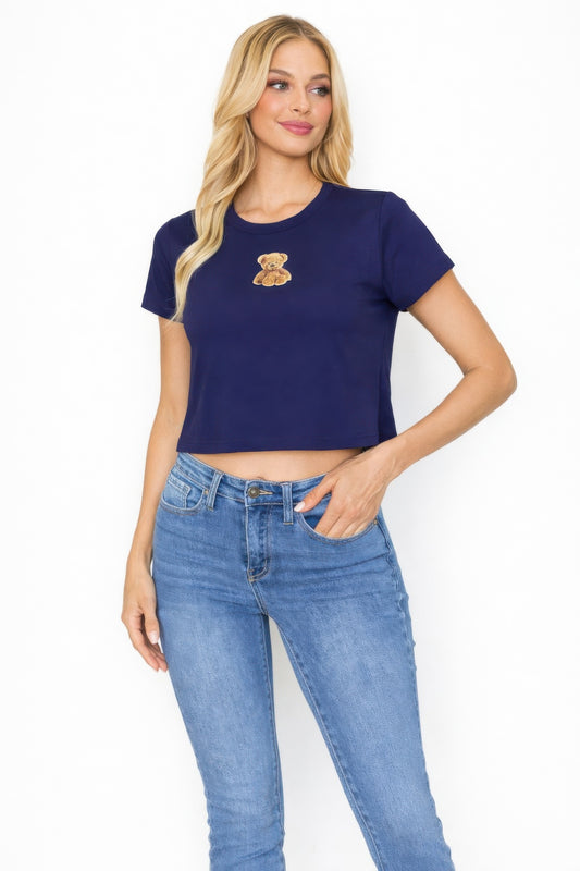 Teddy Bear Crop Top
