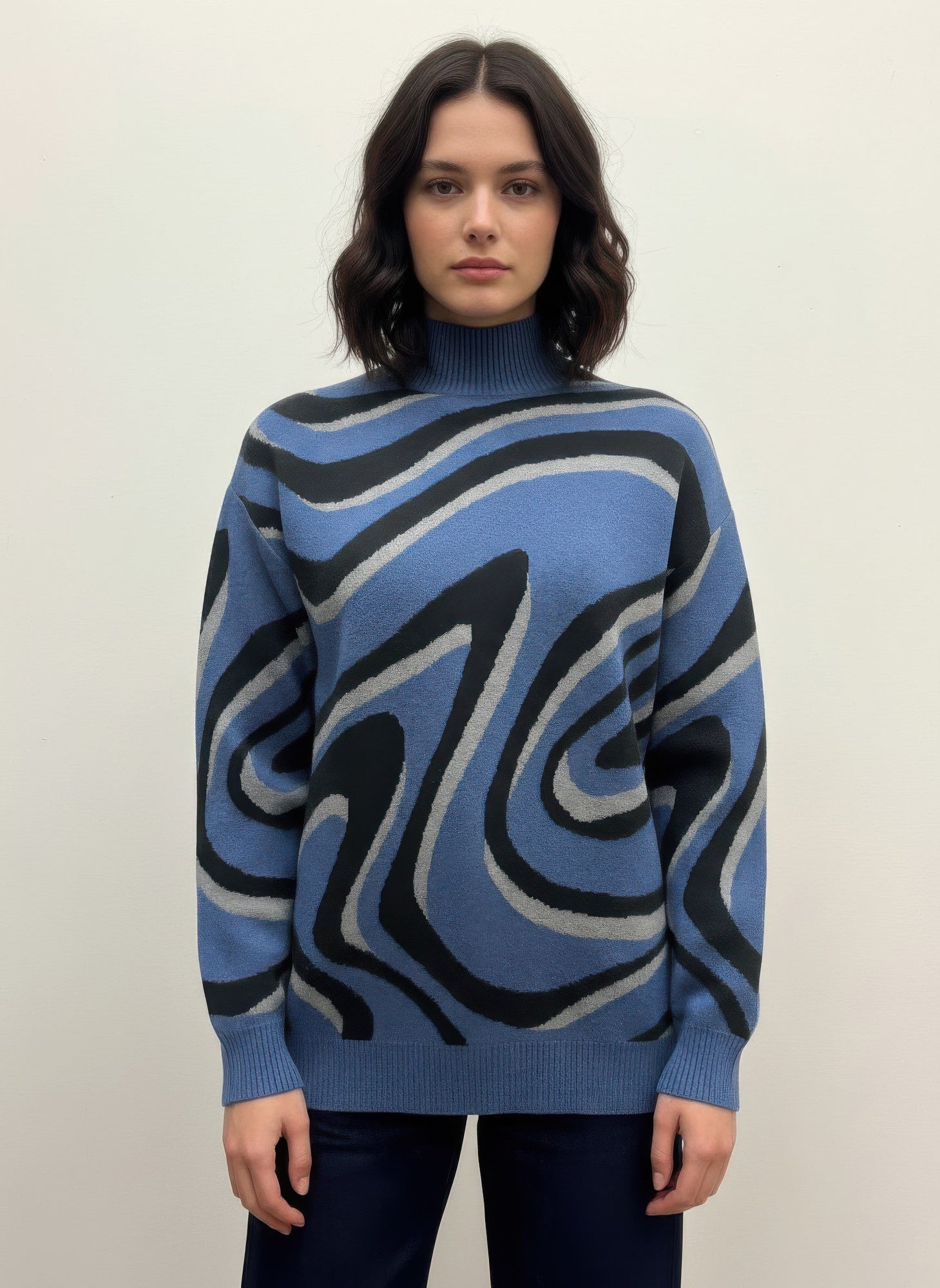 Ninety Printed Sweater