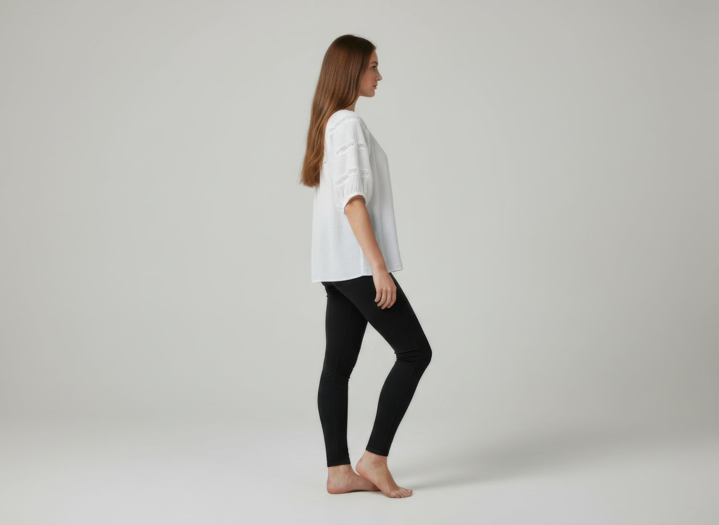 Unique Spectrum Solid Short Sleeve Blouse
