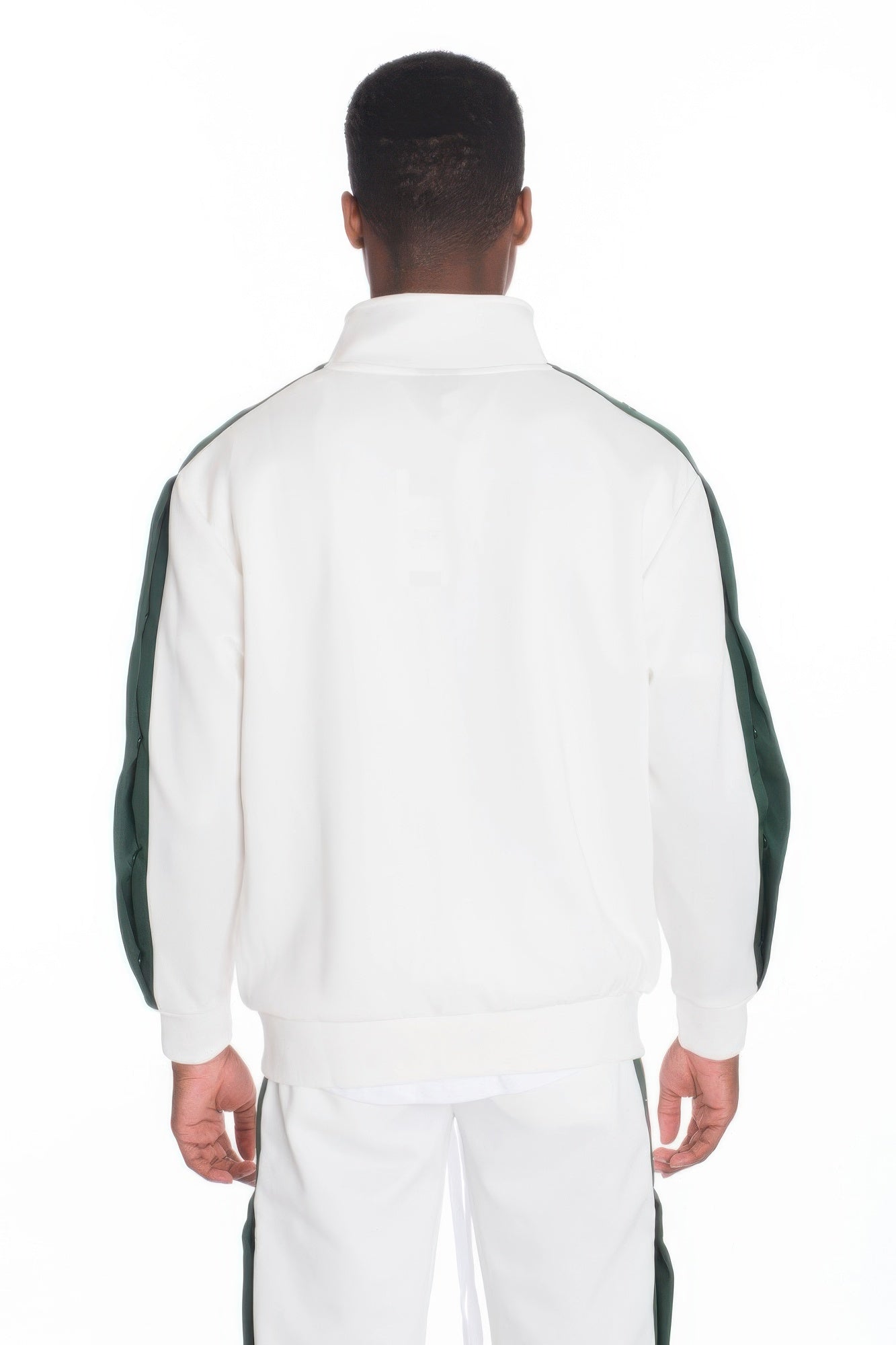 Snap Button Track Jacket - MENS BASIC & ACTIVEWEAR