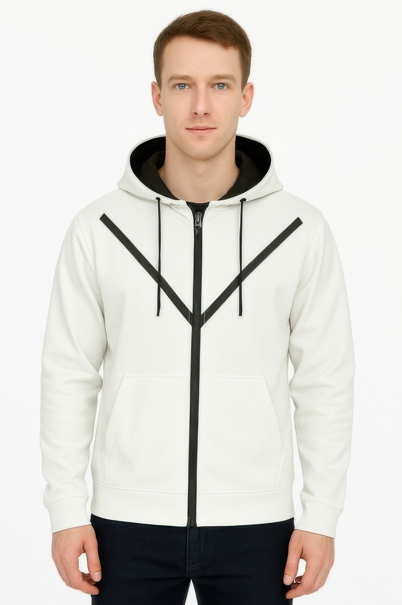 Casual Full Zip Up Hoodie Sweatshirts - MENS BASIC & ACTIVEWEAR