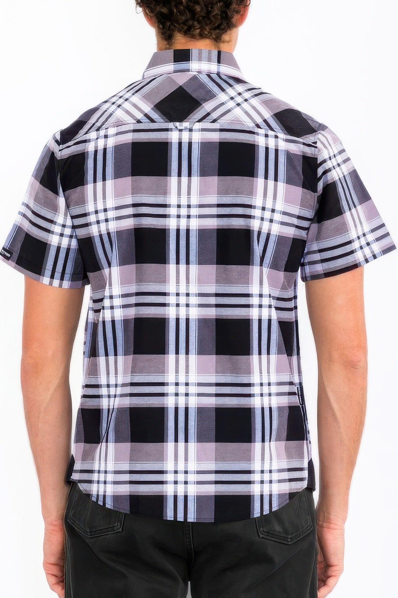 Mens Checkered Two Pocket Shirt