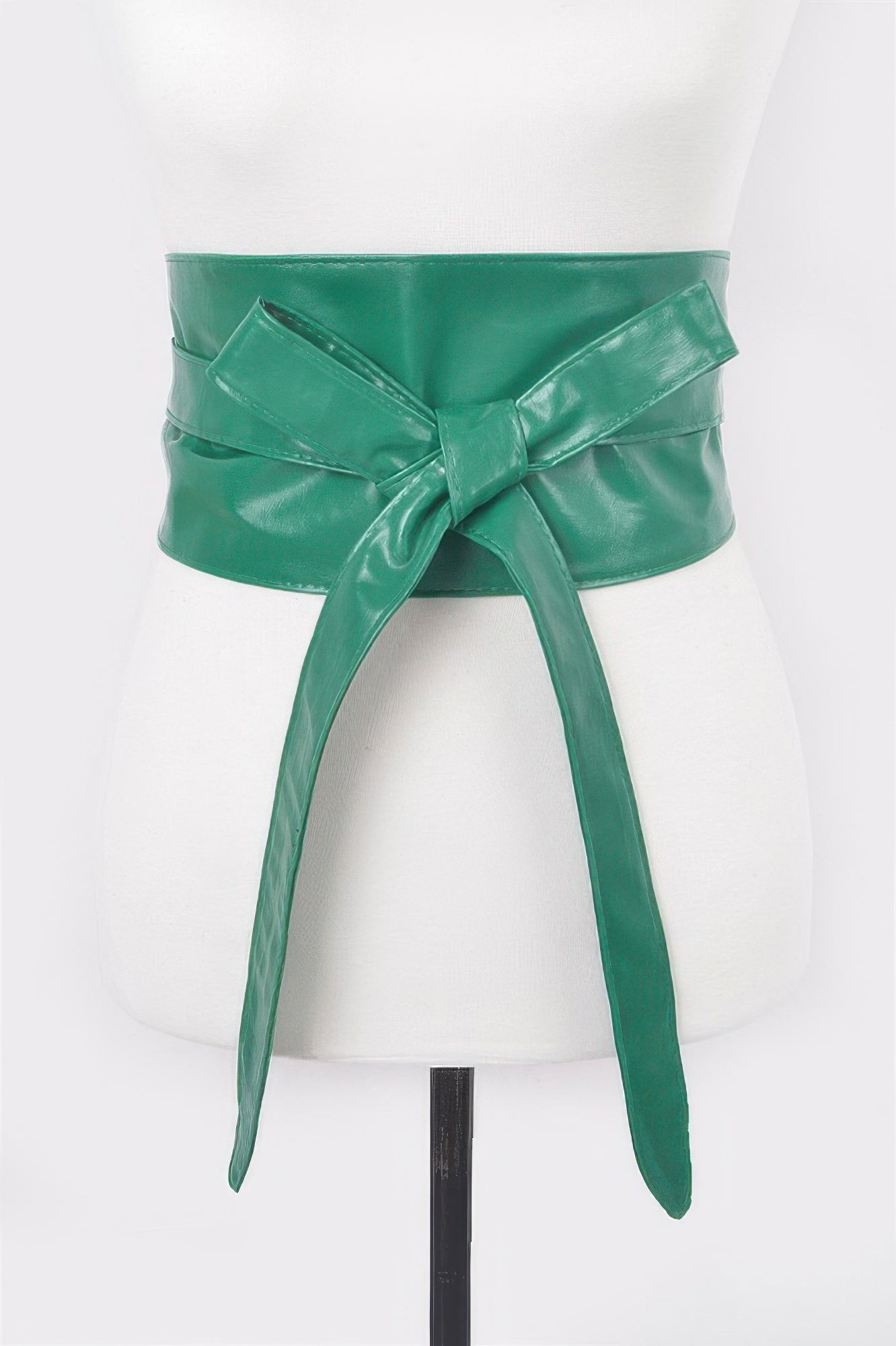 Tie Front Leather Belt