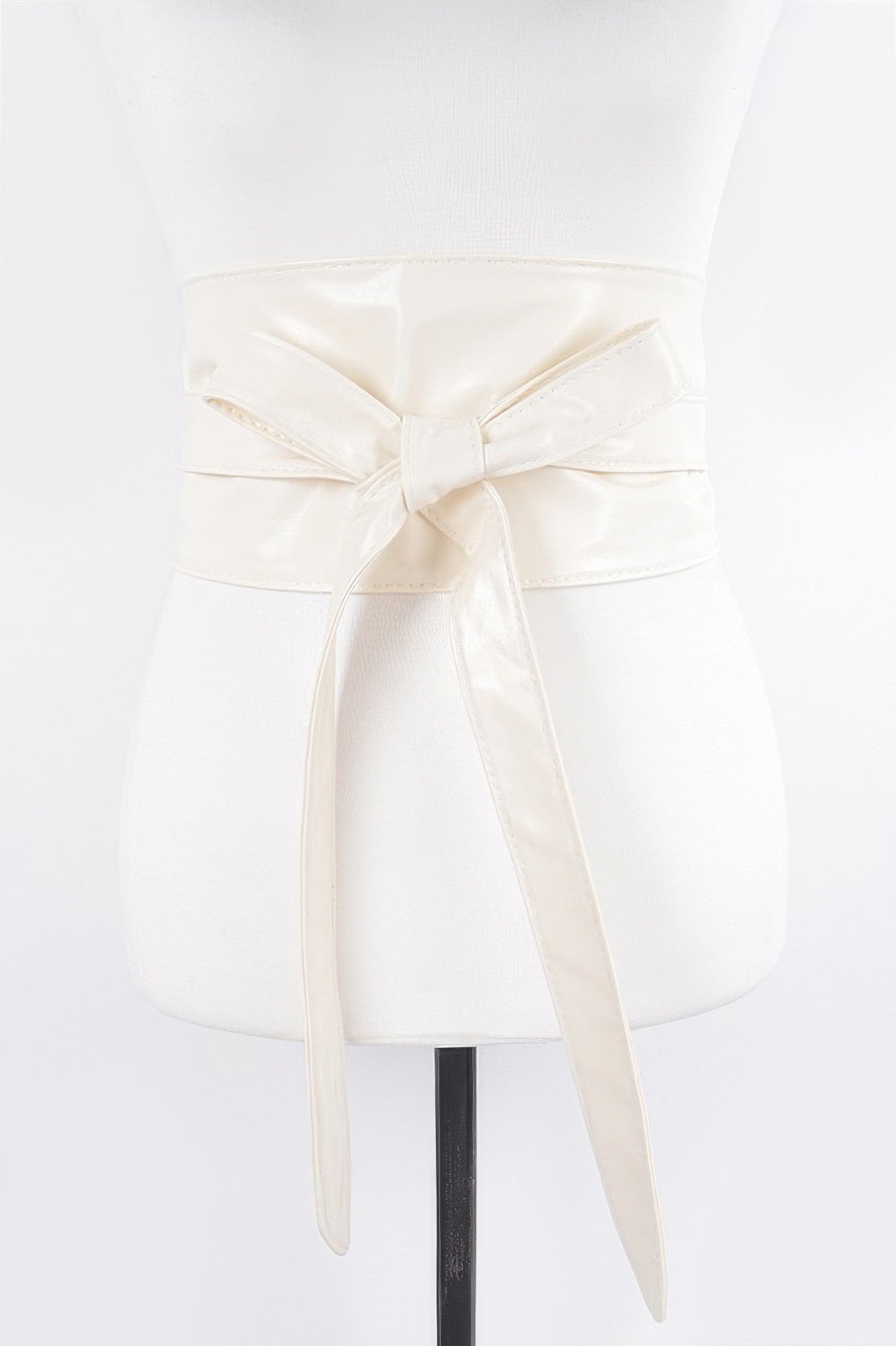 Tie Front Leather Belt