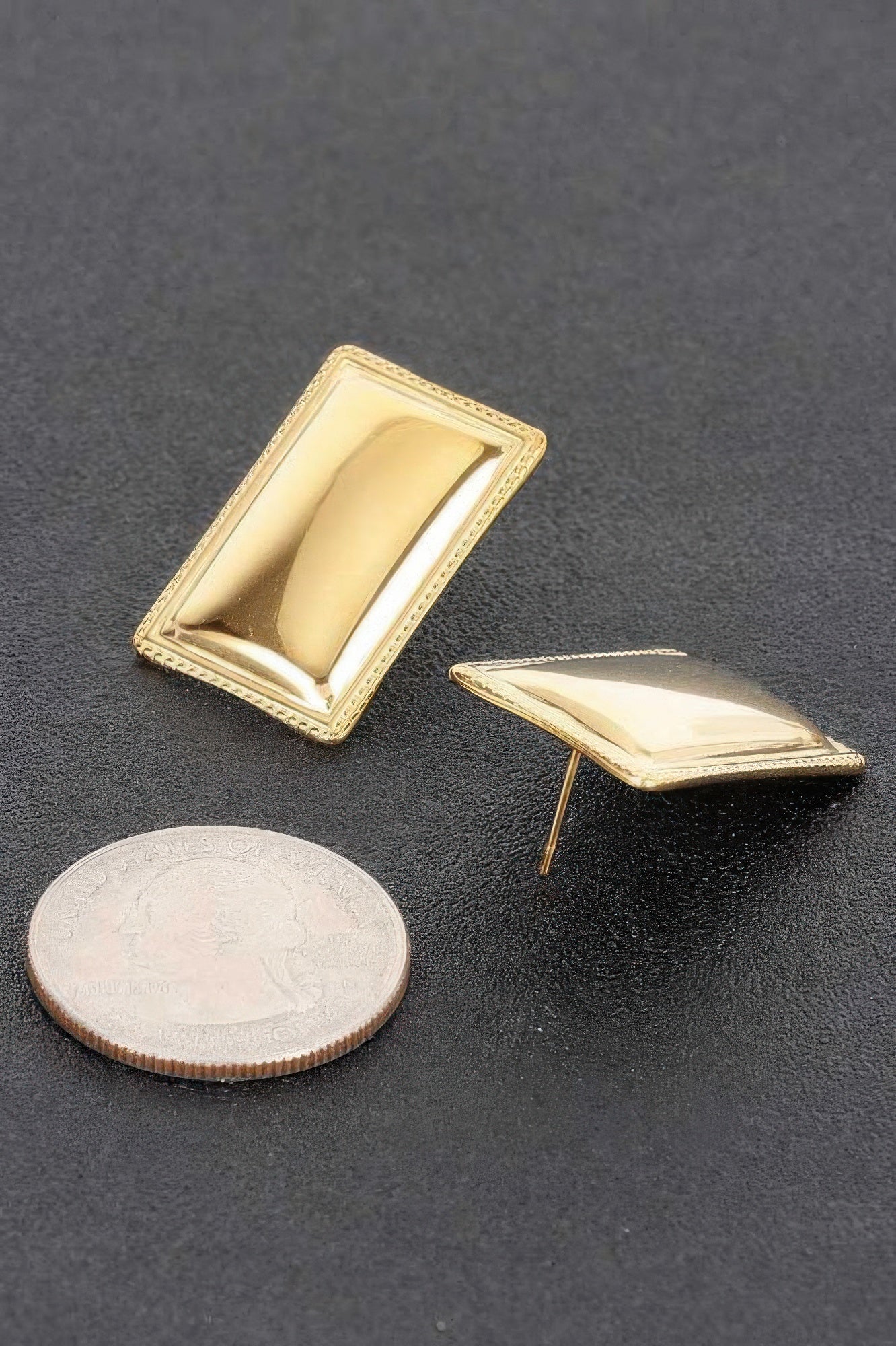 Gold Plated Metal Earring