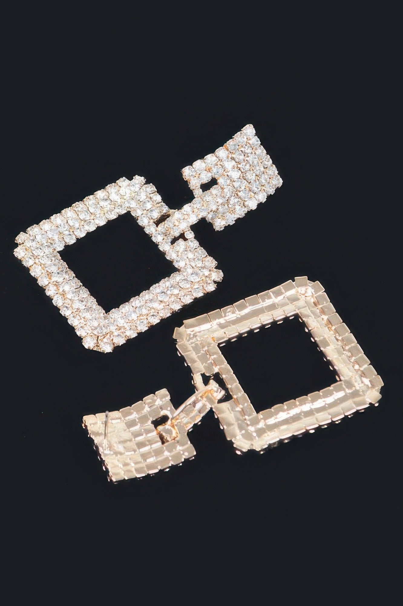 Rhinestone Square Earring