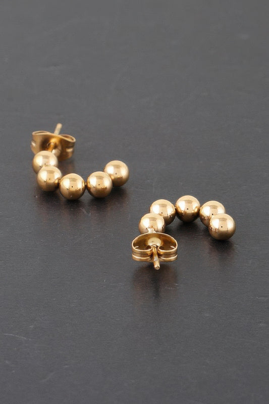 Metal Bead Earrings