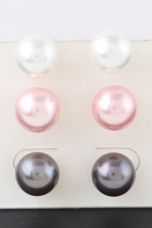 Pearl Stud Earrings