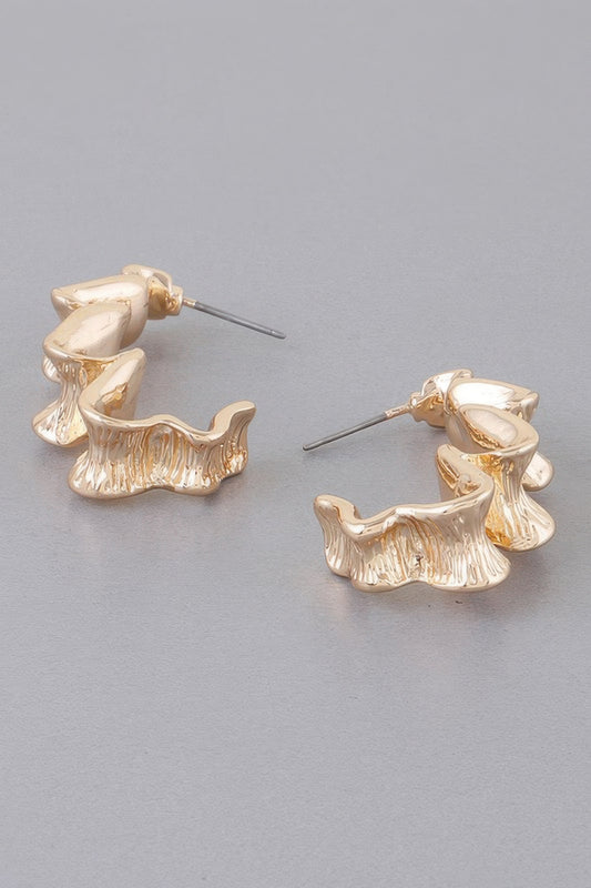 Ripple Down Dangle Earrings