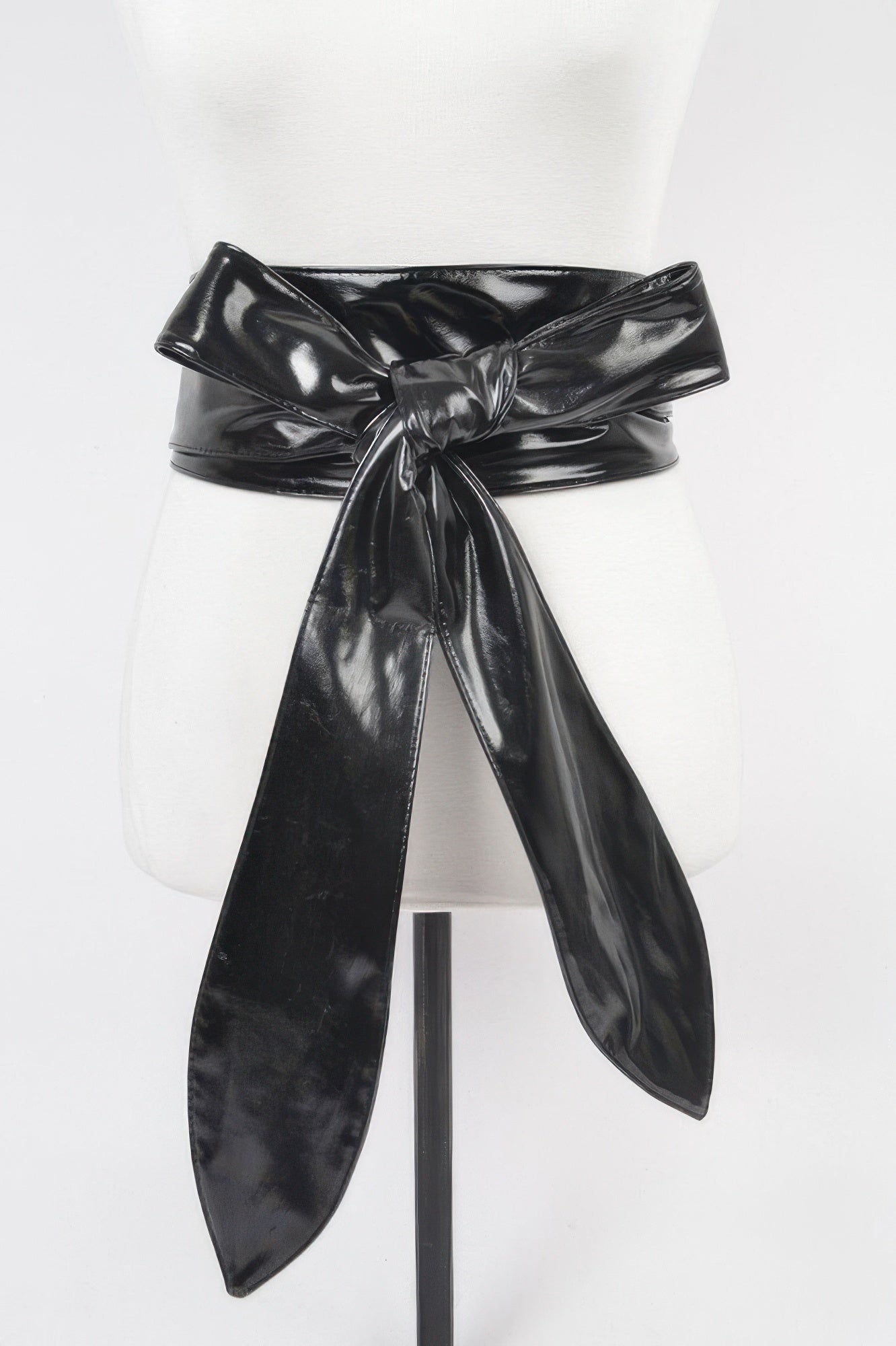 Tie Front Leather Belt