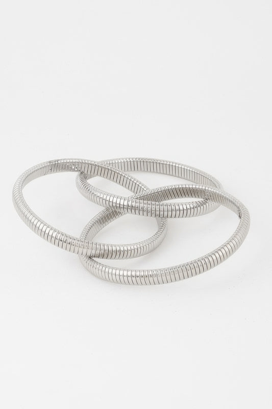 Interweaved Snake Chain Bracelet
