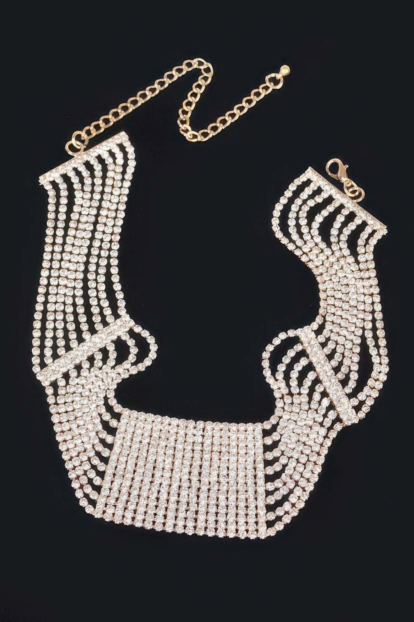 Rhinestone Choker Necklace