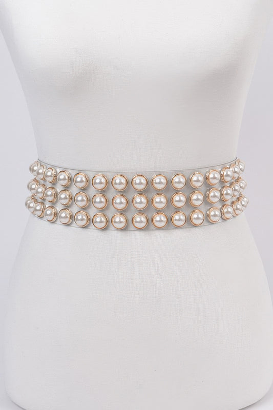 Pearl See Through Belt