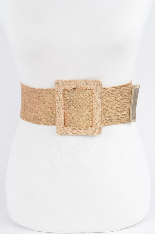 Wide Metal Buckle Plus Size Belt