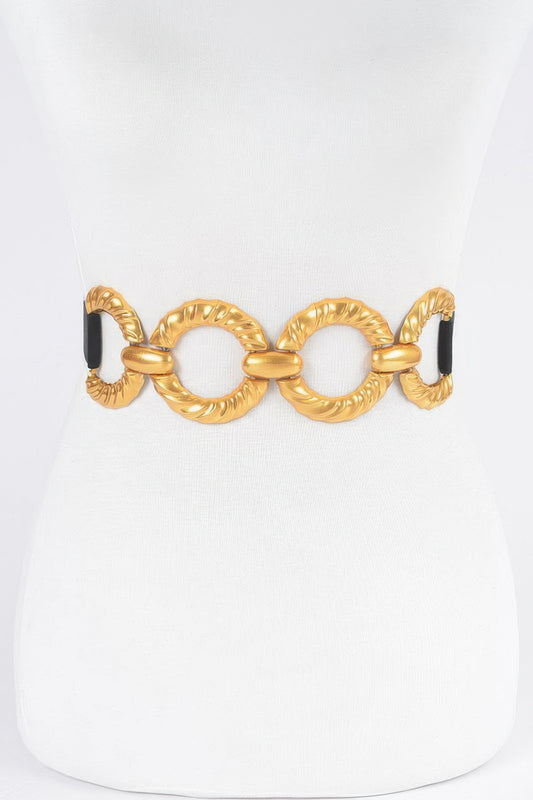 Multi Metal Buckle Elastic Belt