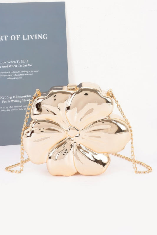 Metallic Acrylic Clutch