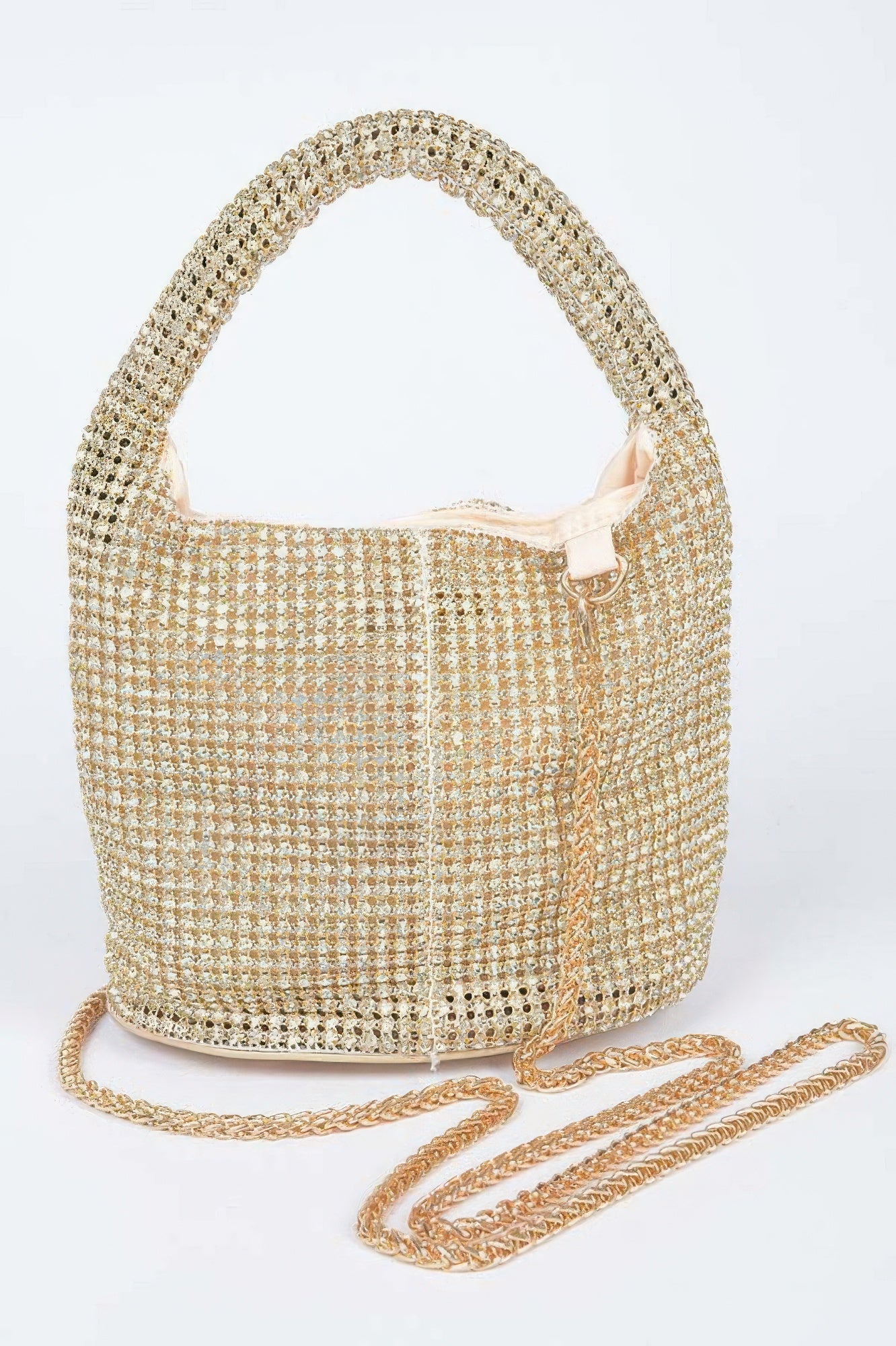 Oversized Stone Small Bucket Bag