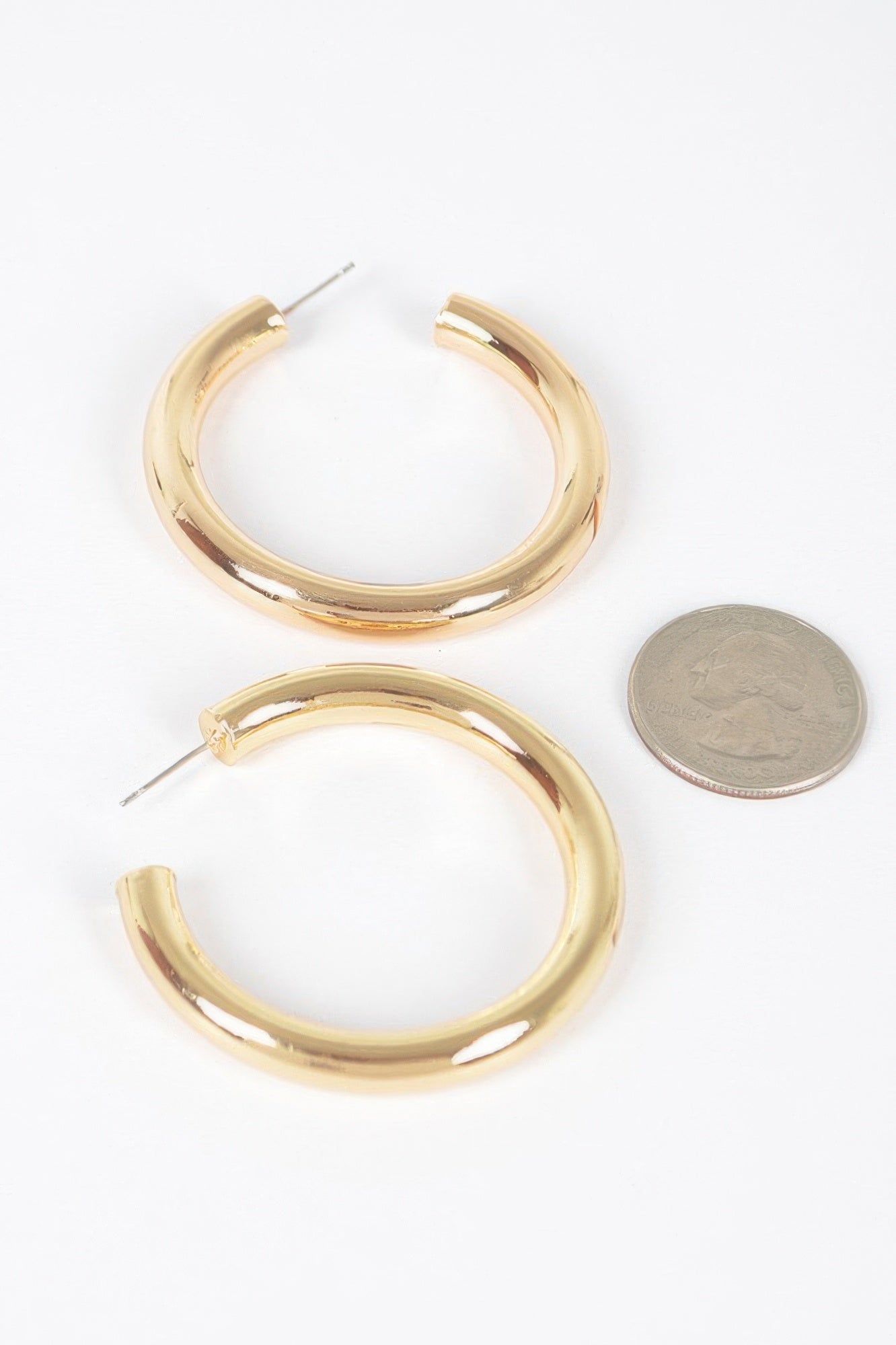 5cm Metal Pipe Earring