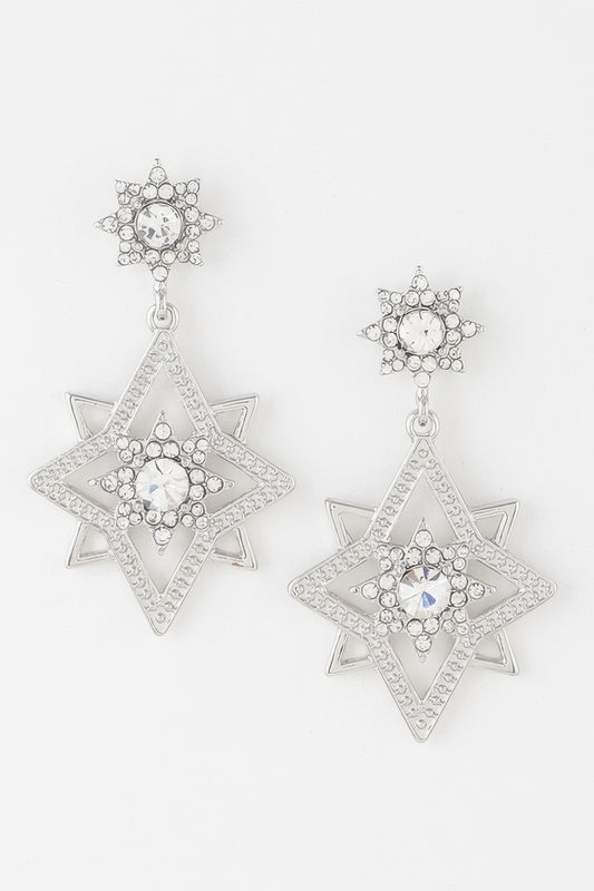 Shining Star Dangle Earrings